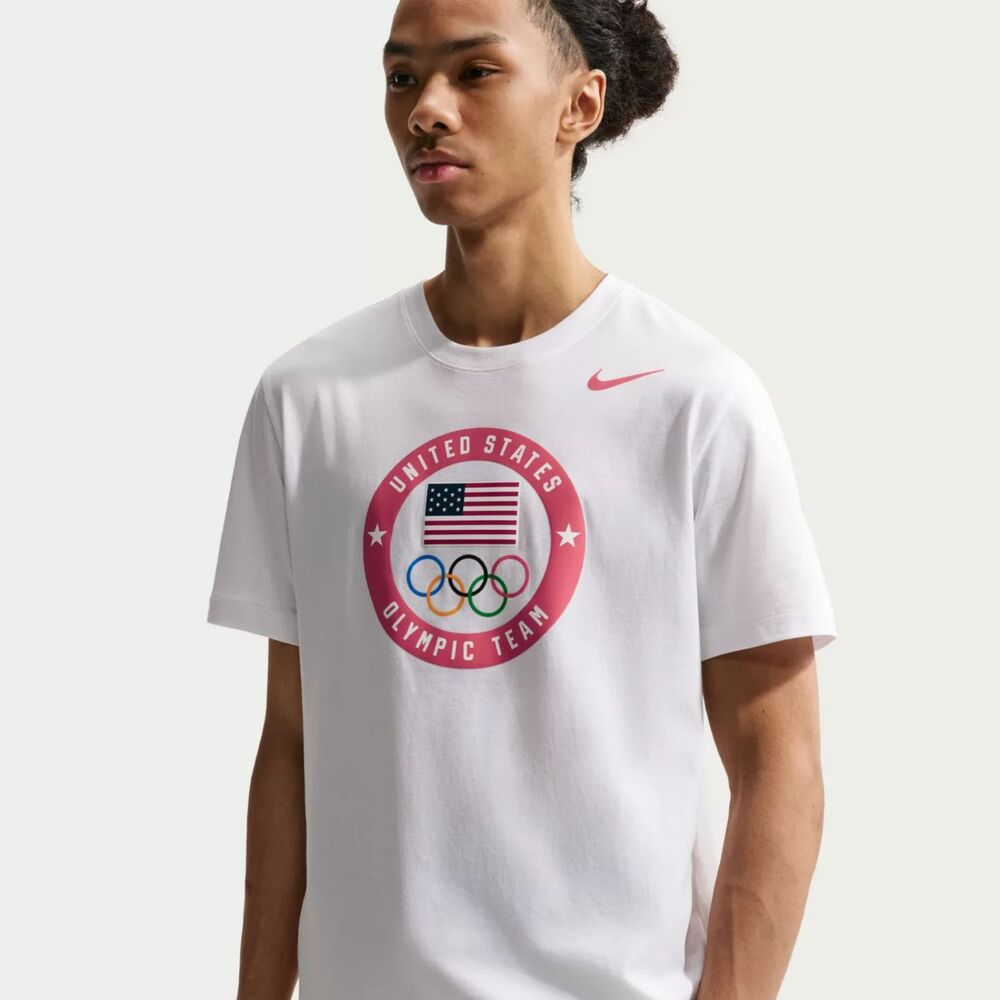 Nike Team USA Men's Dri-FIT Logo Graphic T-Shirt